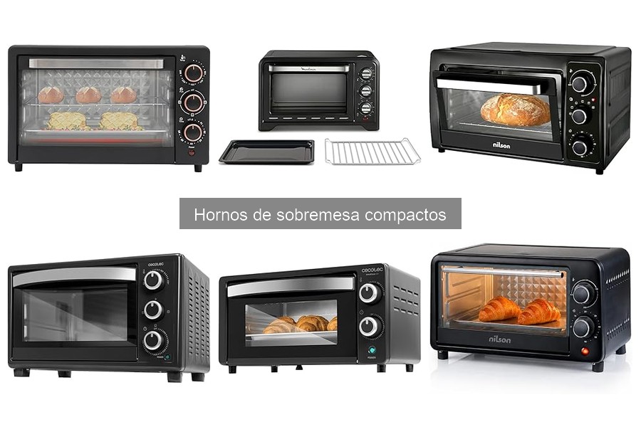 Qué es un horno de sobremesa compacto: guía y beneficios