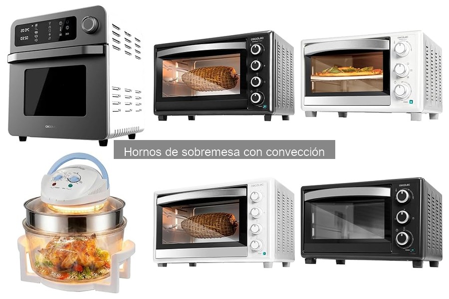 ¿Qué es un horno de sobremesa con convección?