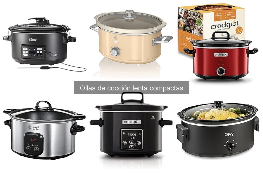 ¿Qué es una olla de cocción lenta compacta? Ventajas y usos