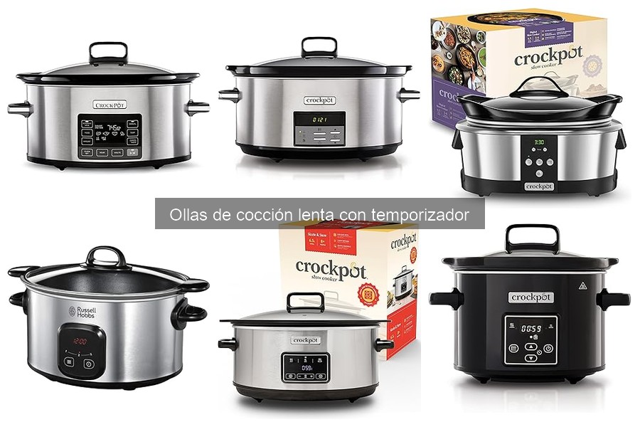 ¿Qué es una olla de cocción lenta con temporizador?