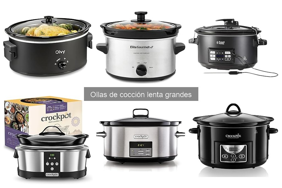 ¿Qué es una olla de cocción lenta grande? Beneficios y usos