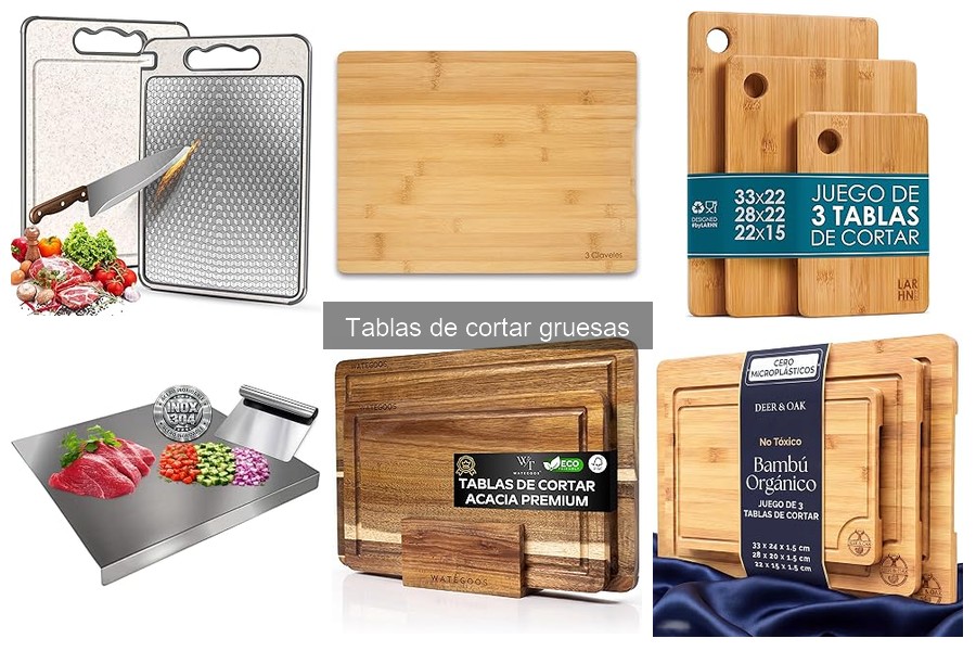 ¿Qué es una tabla de cortar gruesa? Características y usos