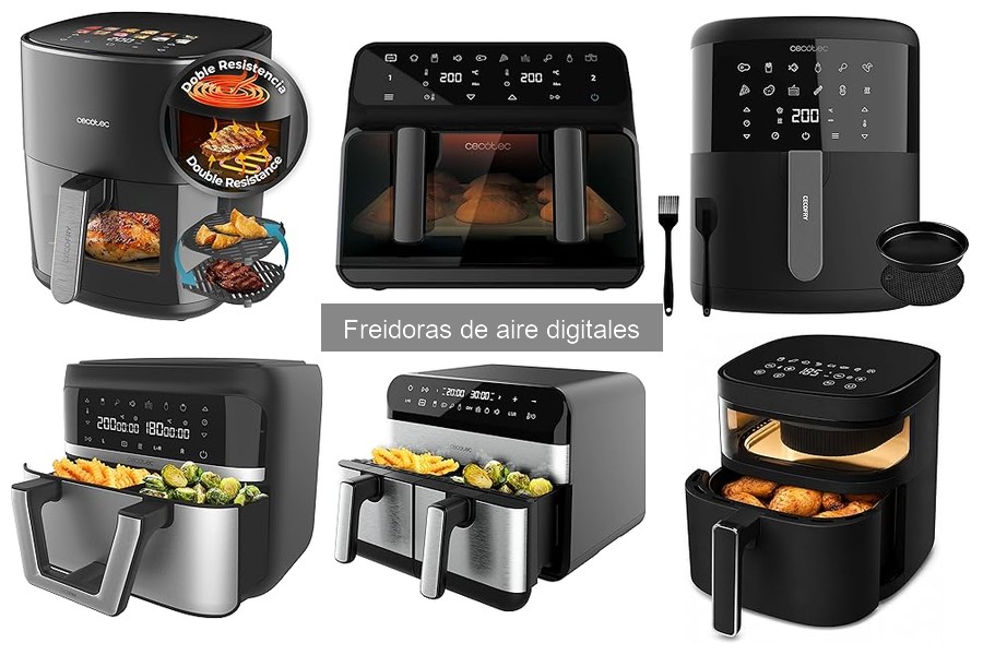 ¿Qué son las freidoras de aire digitales? Características y Funciones