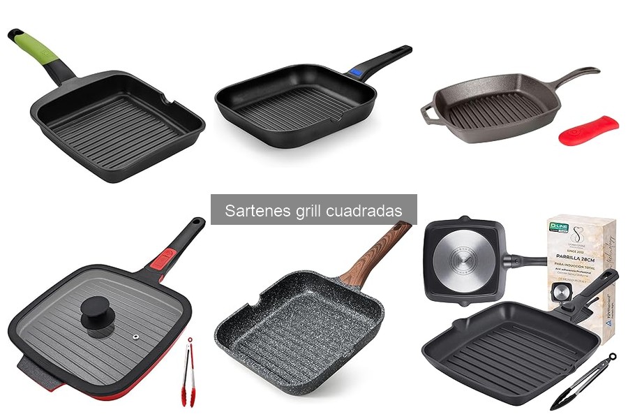 ¿Qué son las sartenes grill cuadradas? Características y Usos