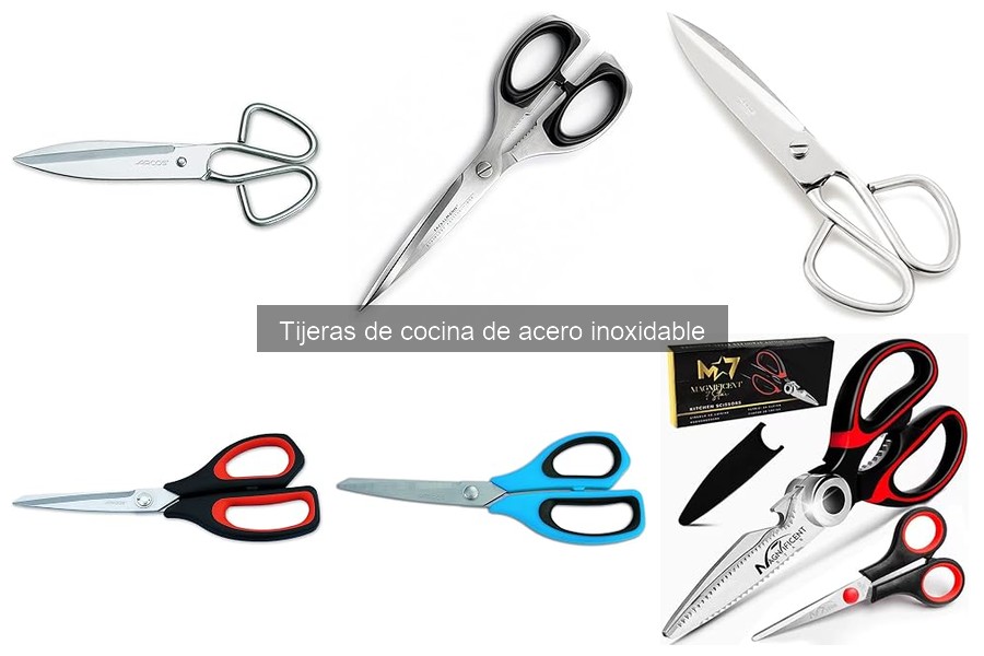 ¿Qué son las tijeras de cocina de acero inoxidable?