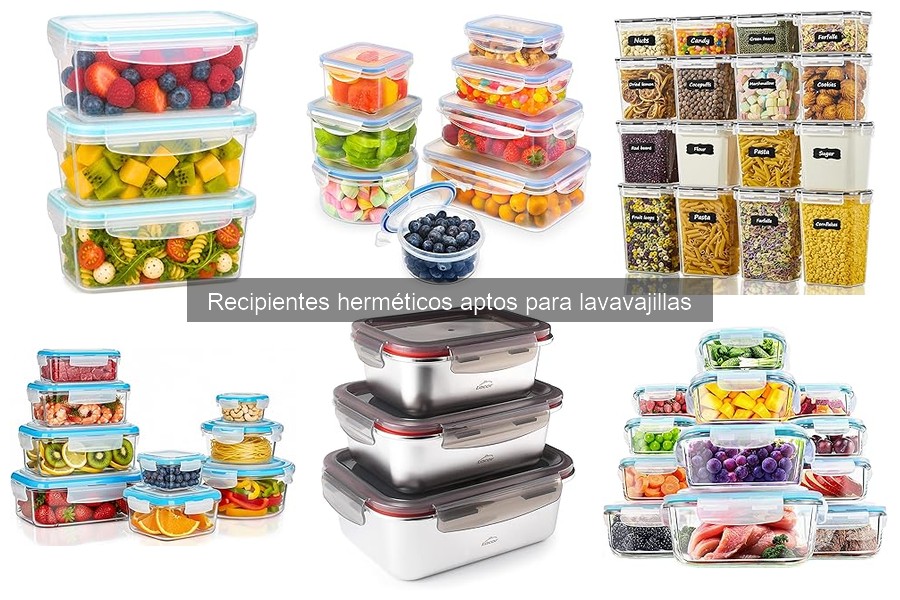 ¿Qué Son los Recipientes Herméticos Aptos para Lavavajillas?