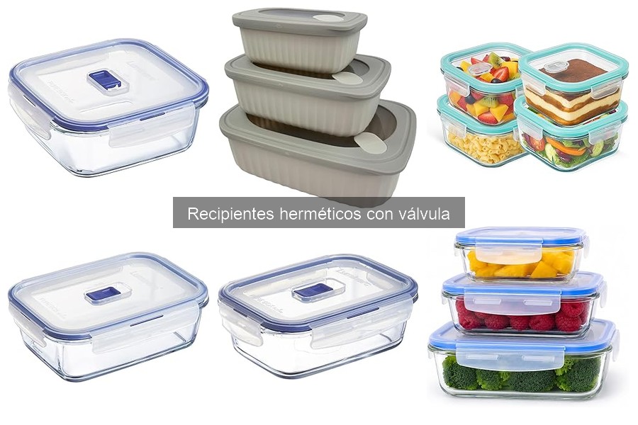 ¿Qué son los recipientes herméticos con válvula?