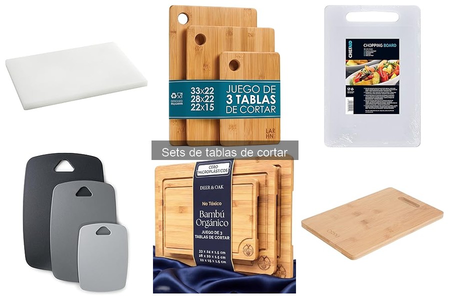 ¿Qué son los sets de tablas de cortar? Descubre sus ventajas