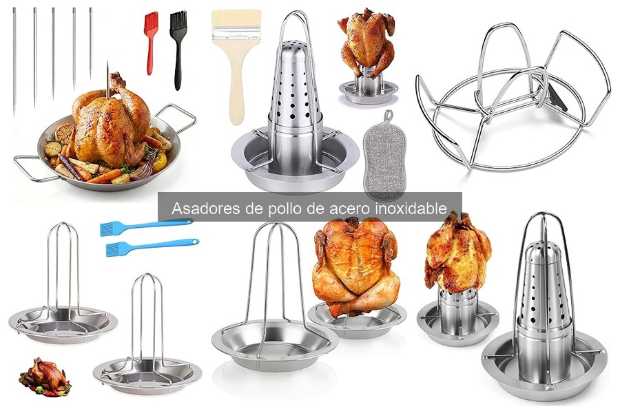 Recetas Deliciosas para Asar Pollo en Acero Inoxidable