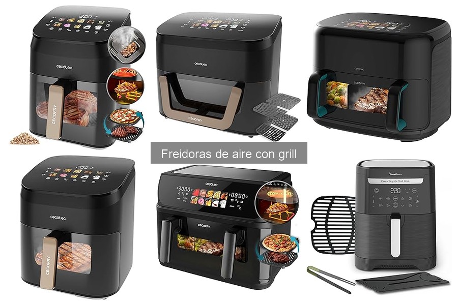 Recetas deliciosas para freidoras de aire con grill