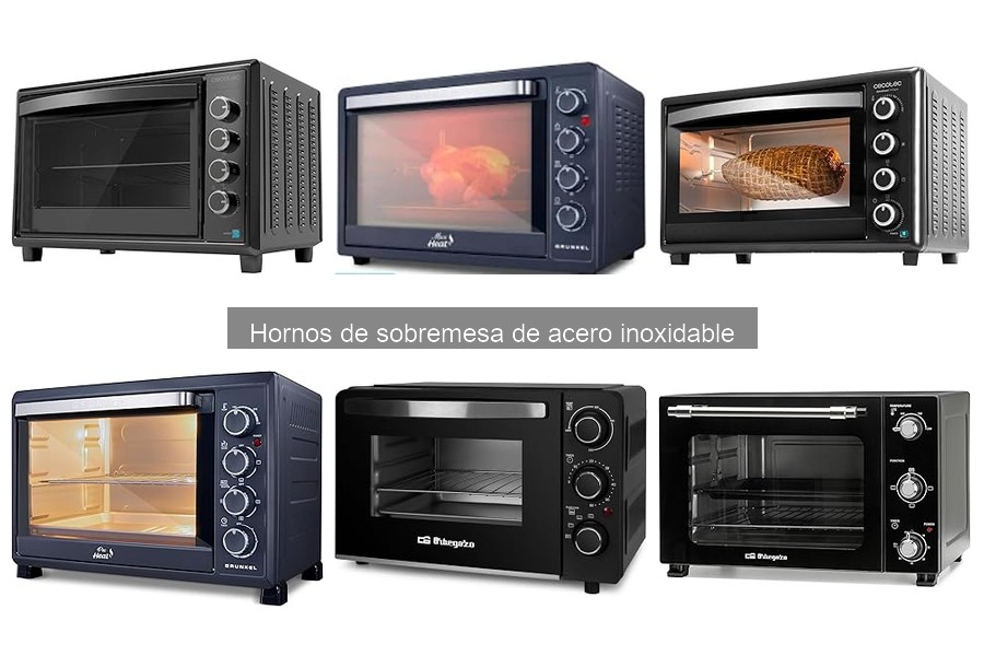 Recetas deliciosas para hornos de sobremesa de acero inoxidable