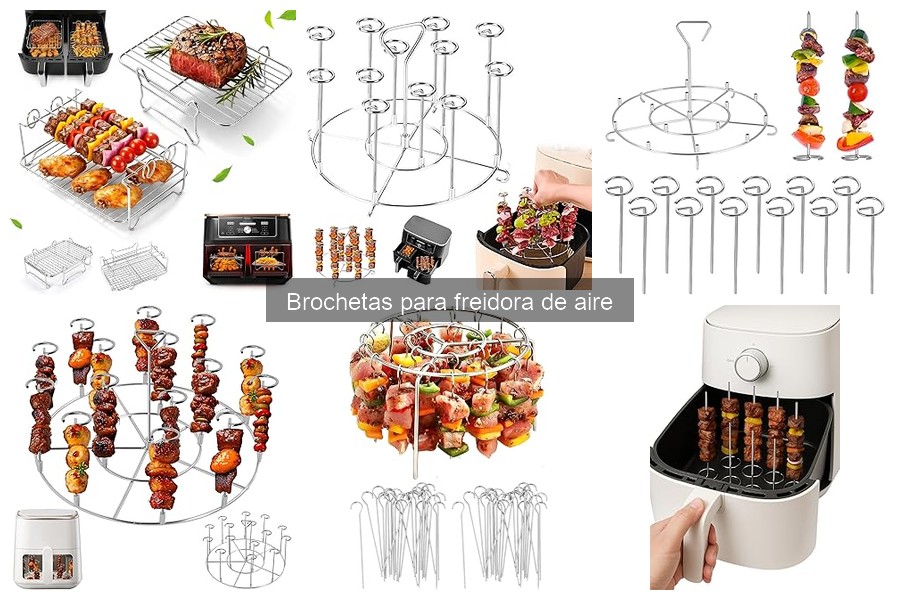 Recetas fáciles con brochetas para freidora de aire