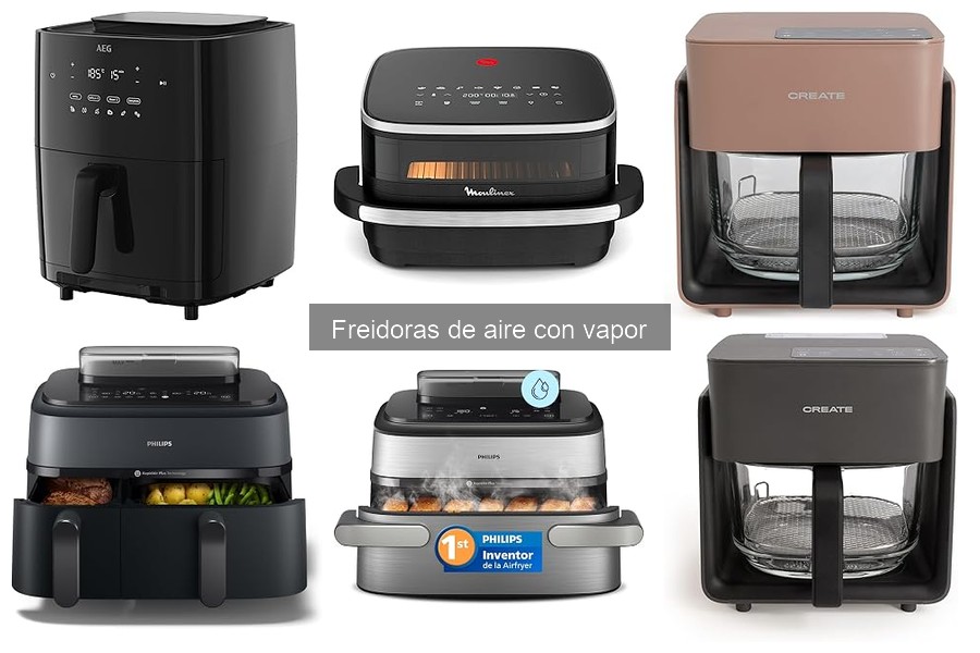 Recetas Fáciles en Freidoras de Aire con Vapor
