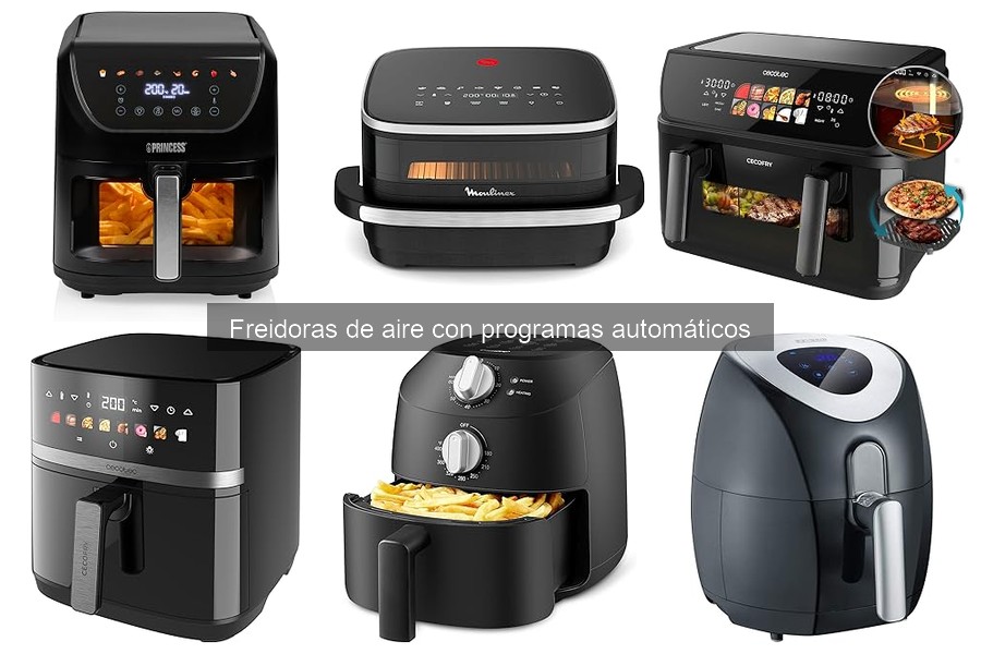 Recetas fáciles para freidoras de aire automáticas