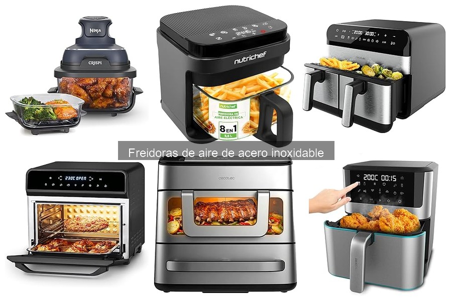 Recetas fáciles para freidoras de aire de acero inoxidable