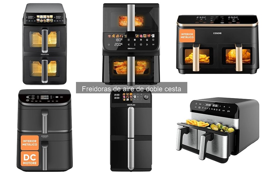 Recetas fáciles para freidoras de aire de doble cesta
