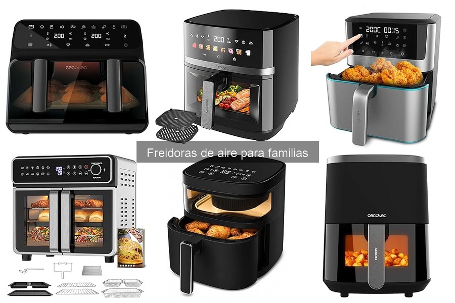 Recetas fáciles para freidoras de aire en familia