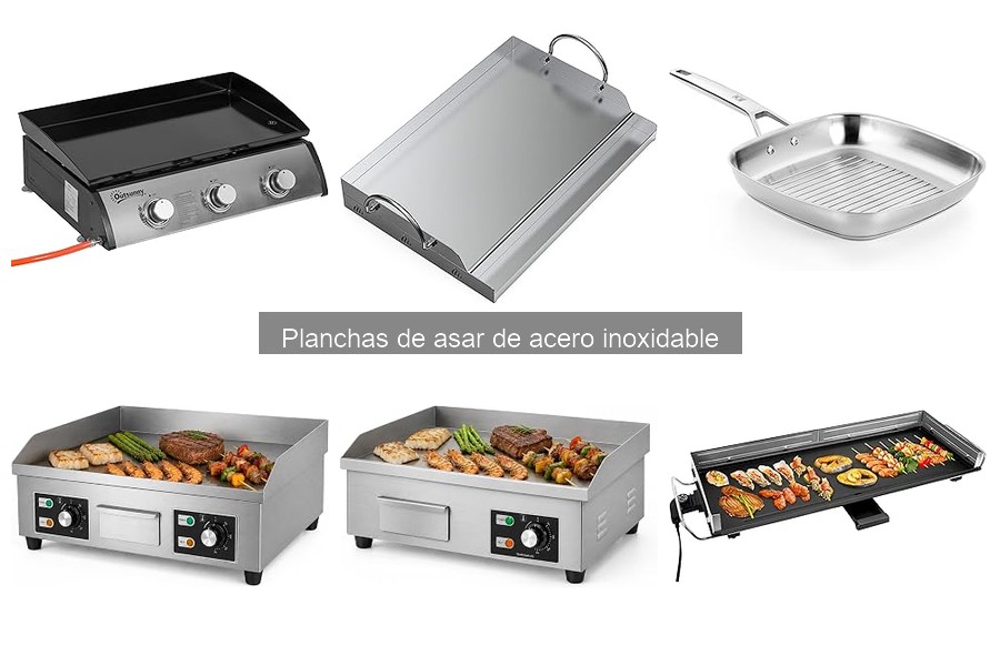 Recetas fáciles para planchas de asar de acero inoxidable