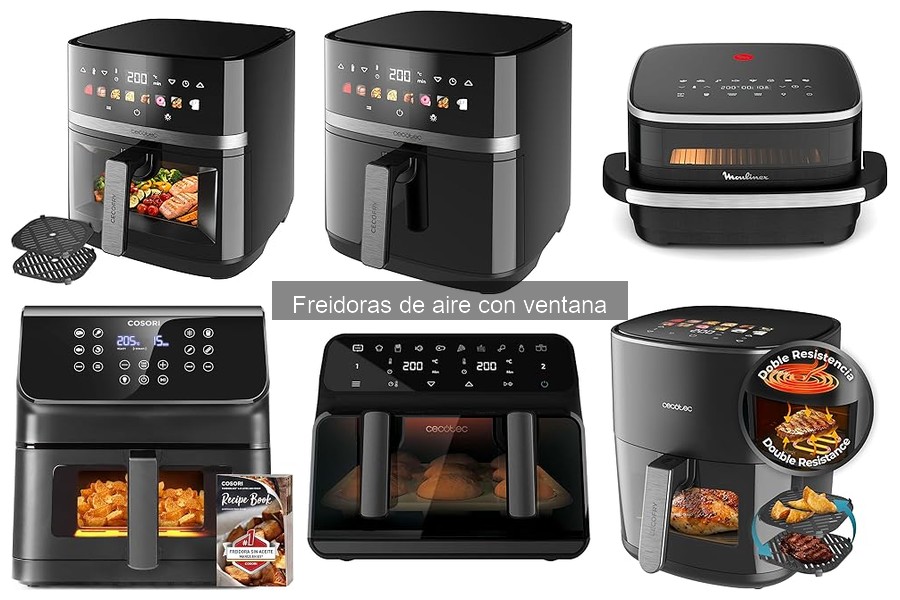 Recetas populares para freidoras de aire con ventana
