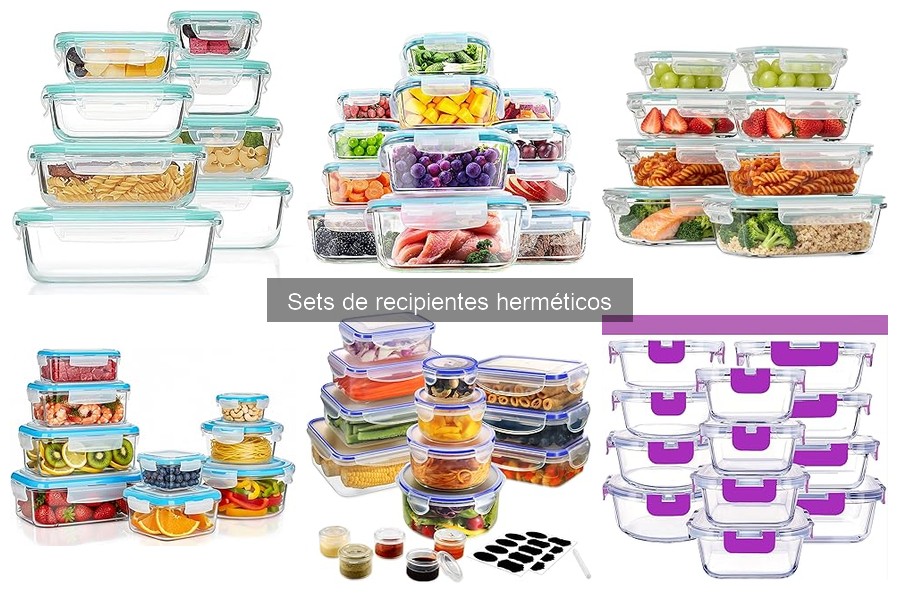 Recipientes herméticos recomendados para almacenamiento a largo plazo