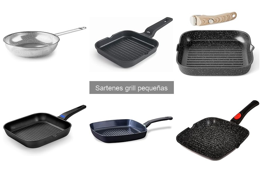 Sartén grill pequeña: ¿antiadherente o convencional?