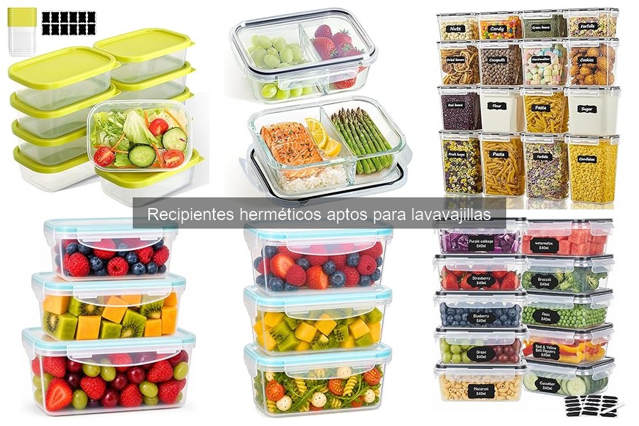 Seguridad de recipientes herméticos en lavavajillas