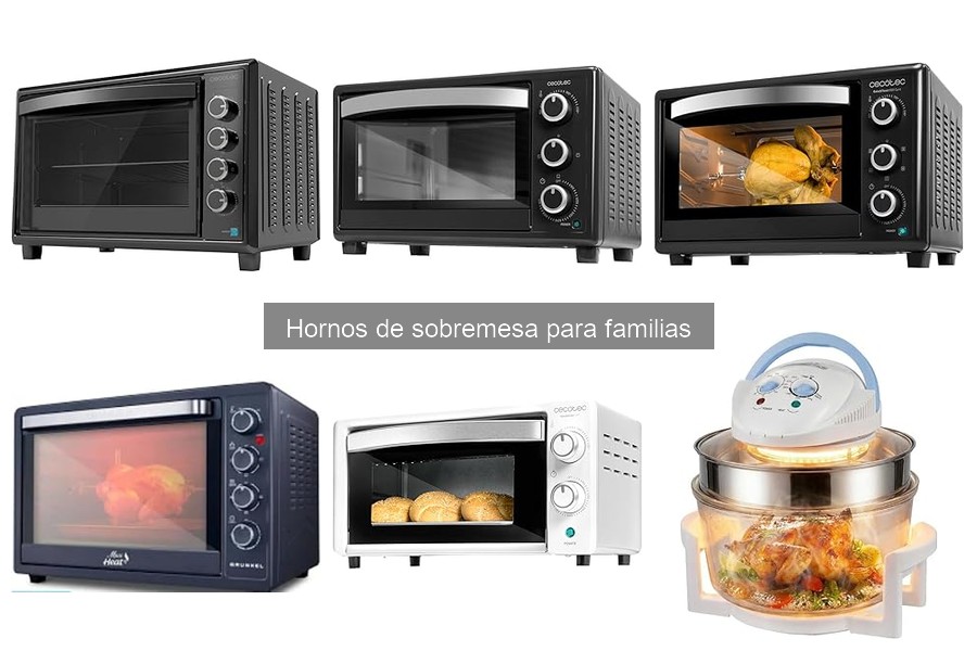 Soluciona problemas comunes con hornos de sobremesa