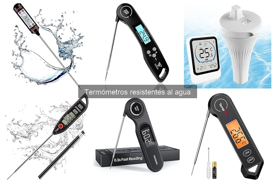Soluciones para termómetros resistentes al agua que no funcionan