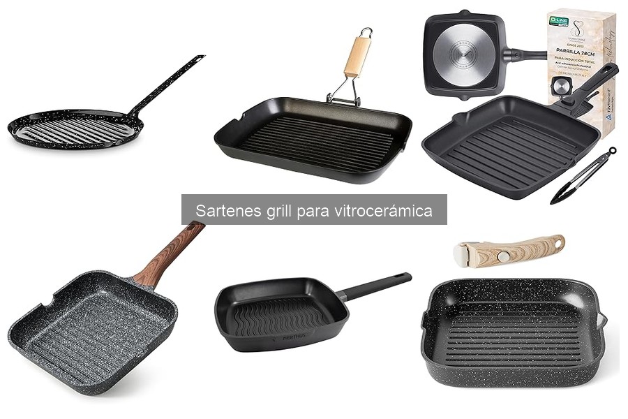 ¿Son las sartenes grill adecuadas para tu vitrocerámica?