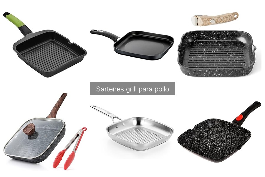 ¿Son saludables las sartenes grill para cocinar pollo?