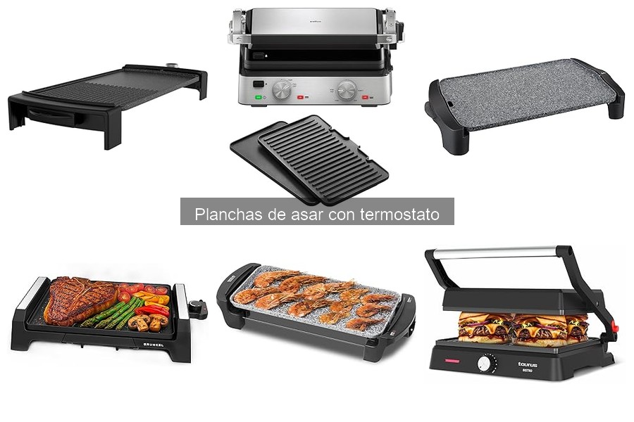 ¿Son seguras las planchas de asar con termostato para familias?