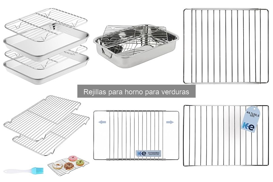 ¿Son seguras las rejillas para horno de verduras?