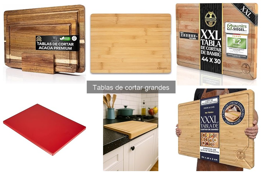 ¿Son seguras las tablas de cortar grandes para la salud?