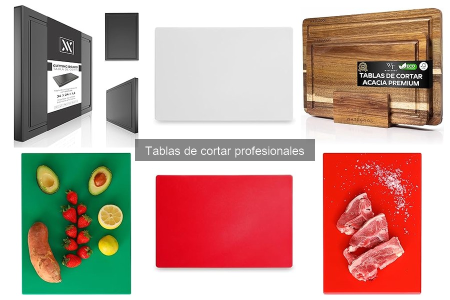 Tablas de cortar profesionales para cocinas comerciales