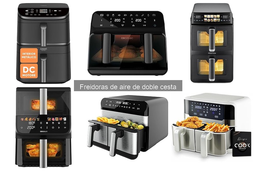 Tiempos de Cocción en Freidoras de Aire de Doble Cesta