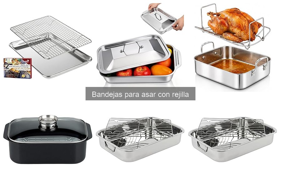 Tipos de bandejas para asar con rejilla: Guía completa