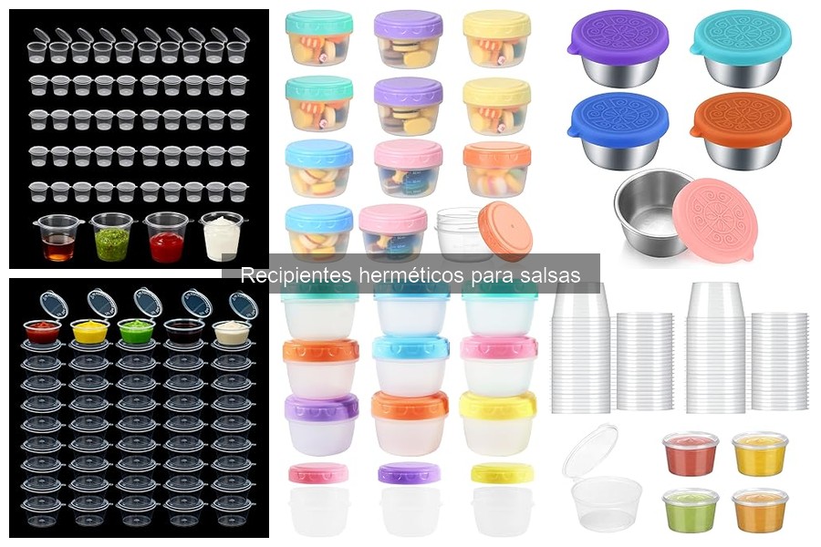 Tipos de Recipientes Herméticos para Salsas: Guía y Comparativa