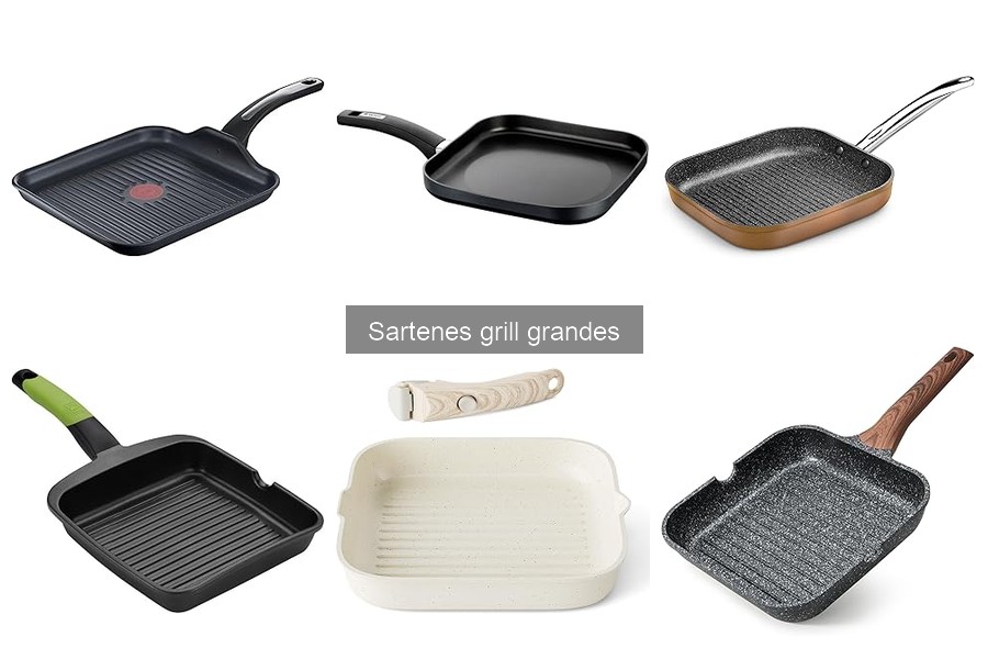 Tipos de sartenes grill grandes: guía completa y ventajas