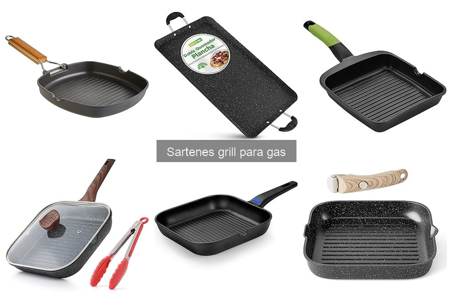 Tipos de sartenes grill para gas: características y usos
