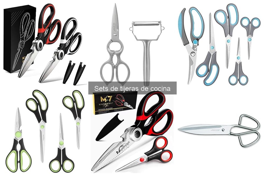 Tipos de sets de tijeras de cocina: características y usos