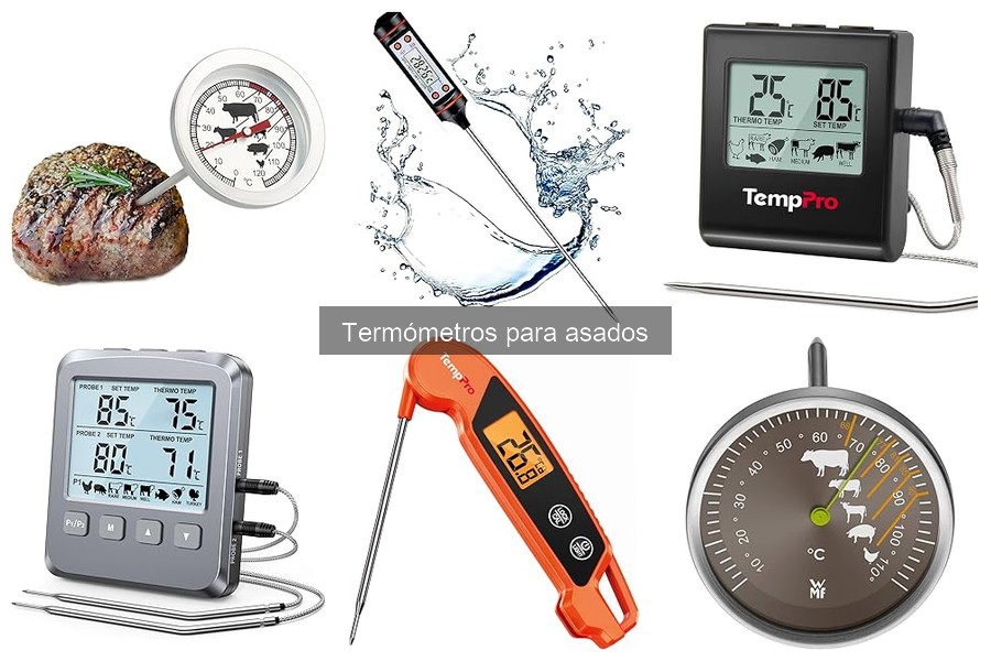 Tipos de termómetros para asados: Guía completa y útil