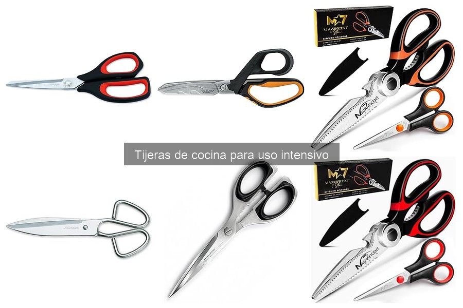 Tipos de tijeras de cocina para uso intensivo y sus ventajas