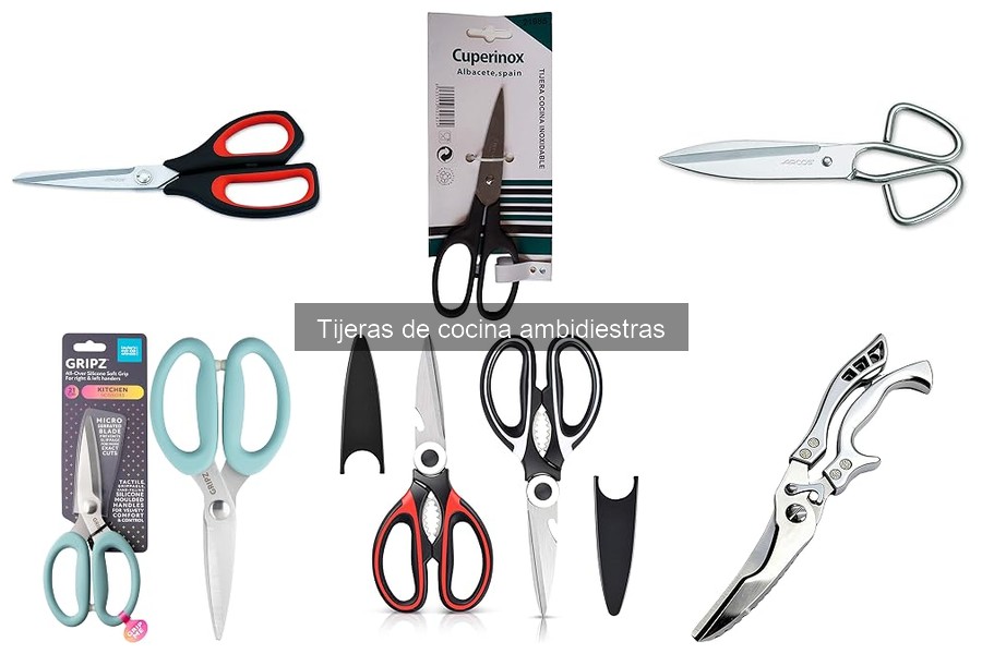 Ventajas de las tijeras de cocina ambidiestras