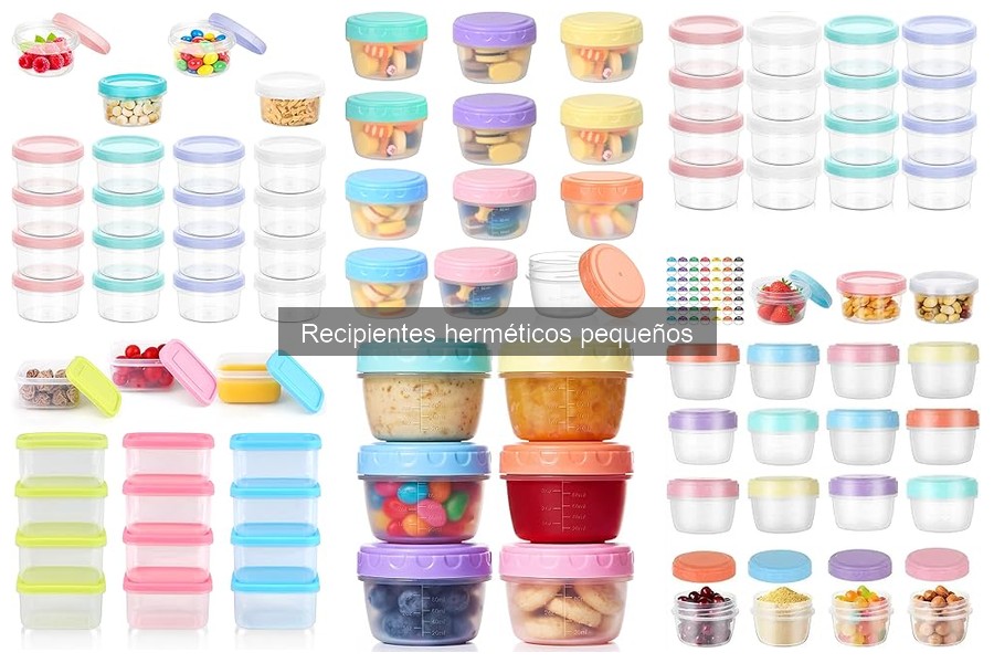 Ventajas de Recipientes Herméticos Pequeños para Alimentos