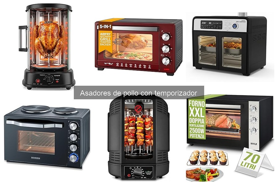 Ventajas de usar asadores de pollo con temporizador