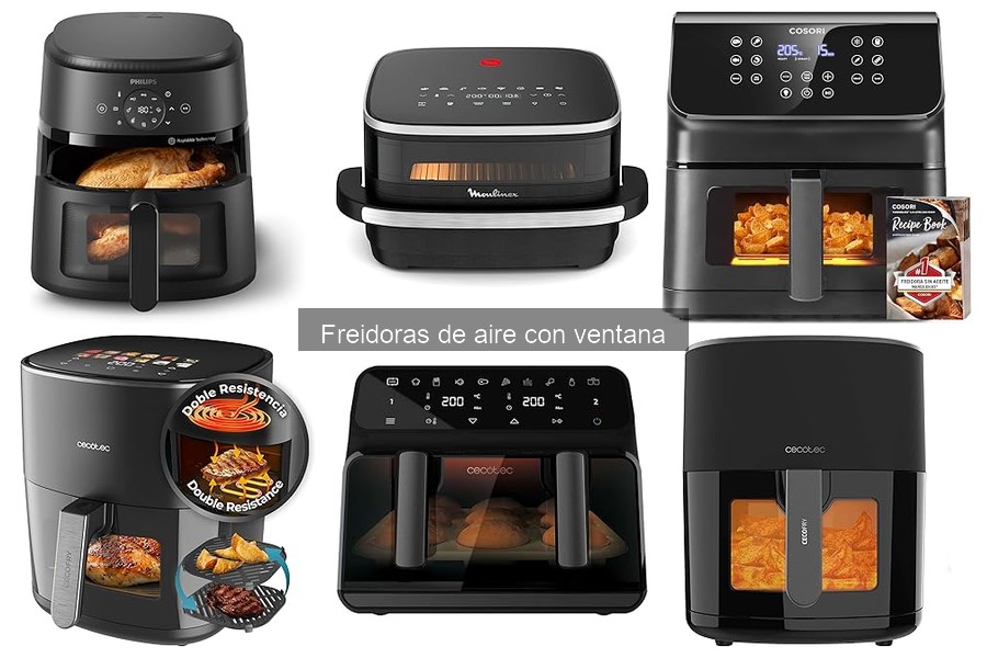 Ventajas de usar freidoras de aire con ventana