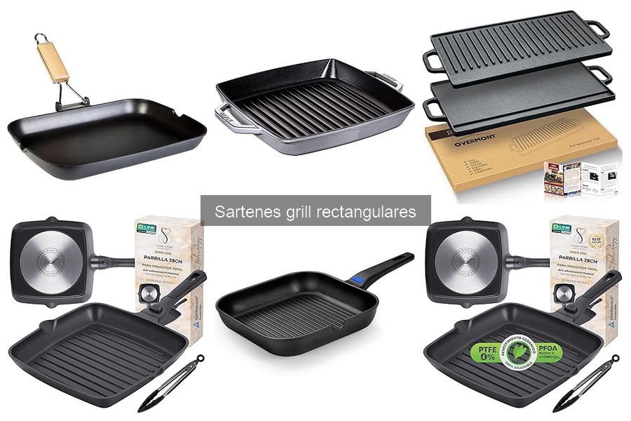 Ventajas de usar sartenes grill rectangulares en la cocina