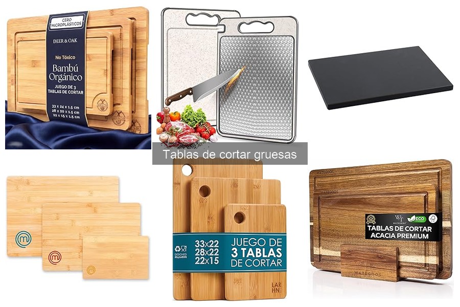 Ventajas de Usar Tablas de Cortar Gruesas en la Cocina