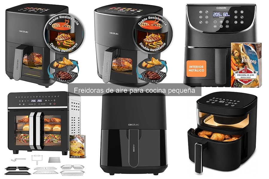 Ventajas y desventajas de freidoras de aire en cocinas pequeñas