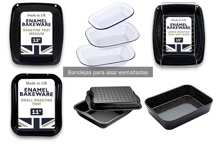 Ventajas y desventajas de las bandejas esmaltadas para asar